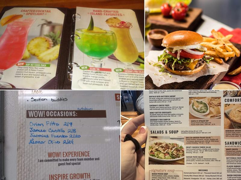 Cheddar's Scratch Kitchen Menu
