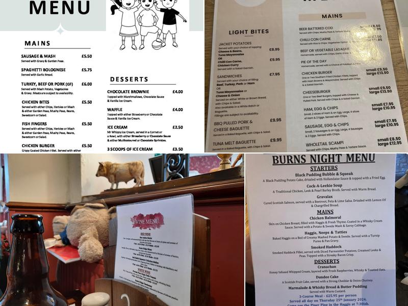 The Bull & Butcher Menu