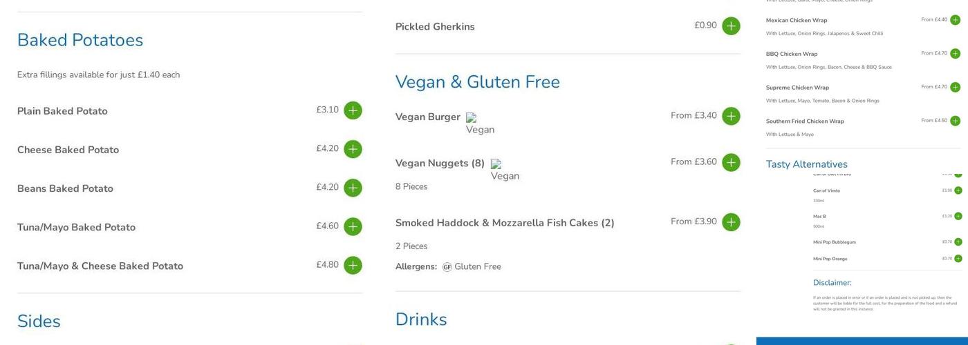 Dolphin Fish & Chips Menu