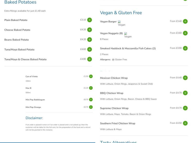 Dolphin Fish & Chips Menu