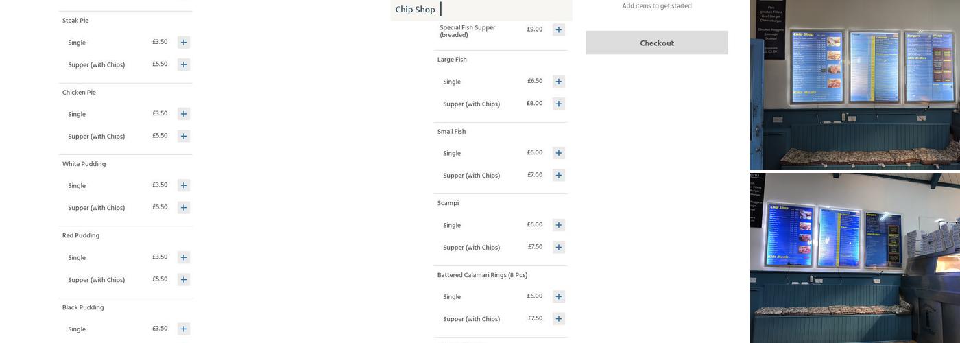 LightHouse Fish Bar, Pizza and Kebab house Menu