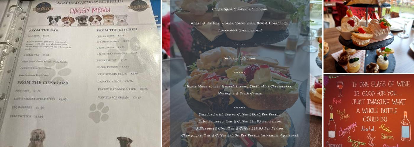 Seafield Arms Menu