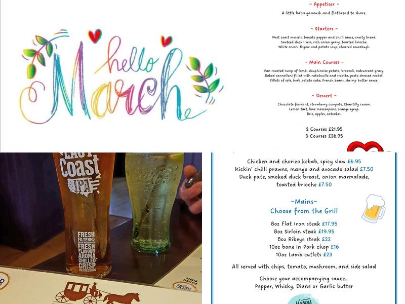 The Carnock Inn Menu