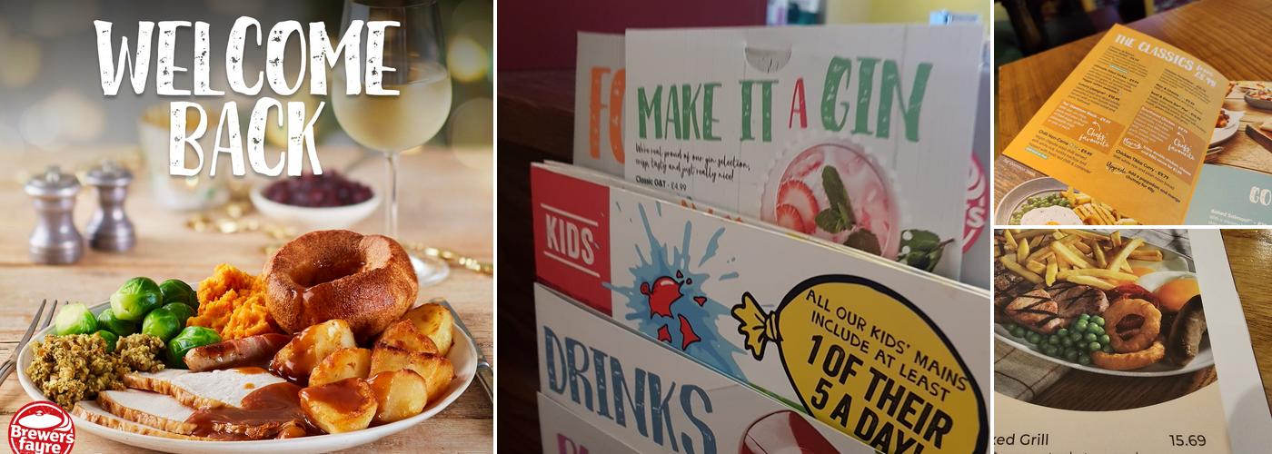 Widnes Brewers Fayre Menu