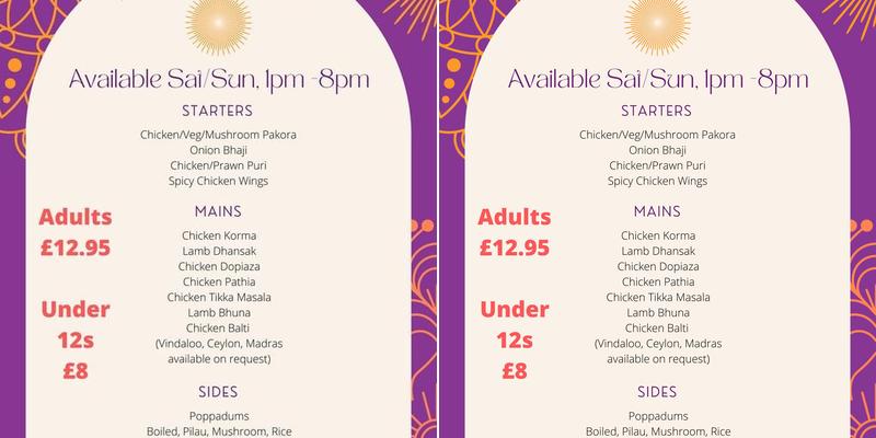 Old Coach House Hotel Menu