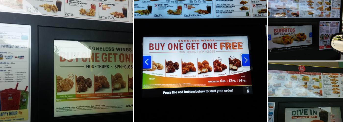 Sonic Drive-In Menu