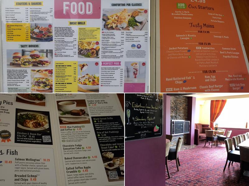 George & Dragon Table Table Menu