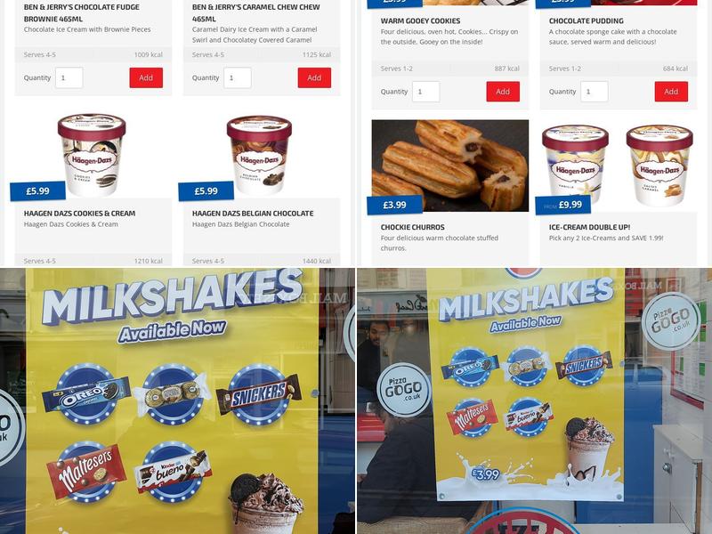 Pizza Go Go Hitchin Menu