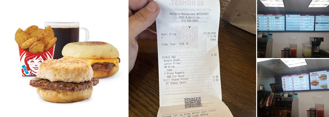 Wendy's Menu