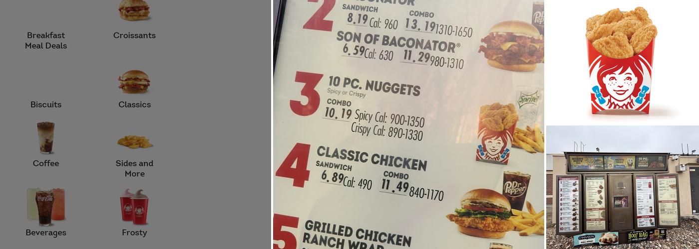 Wendy's Menu