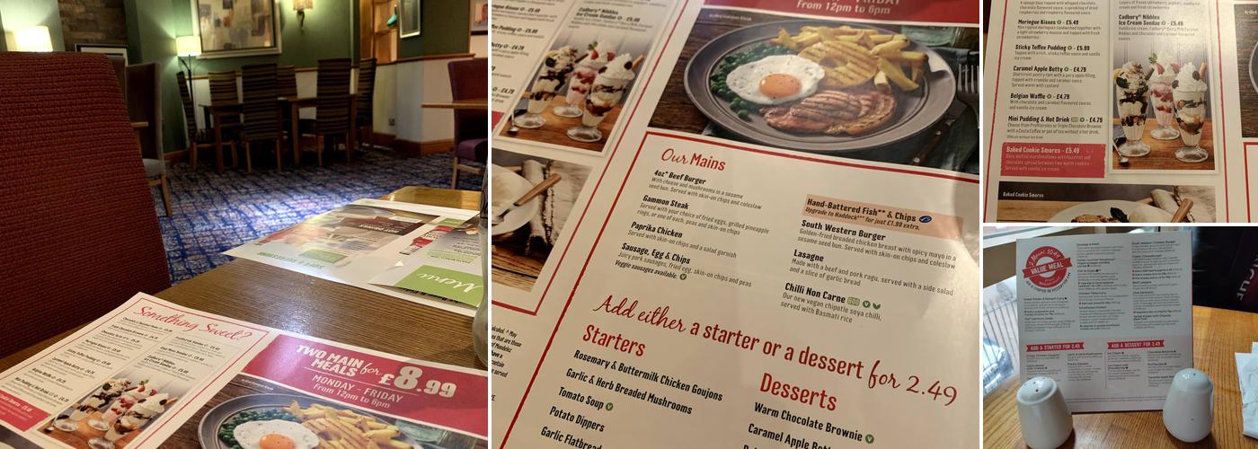 The Bishopsgate Table Table Menu