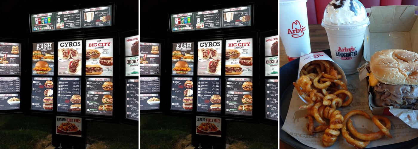 Arby's Menu