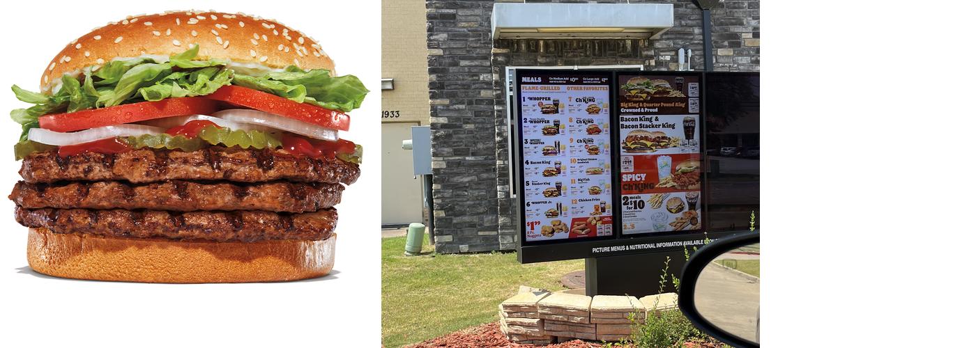 Burger King Menu