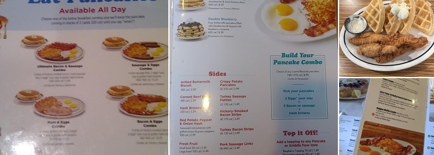 IHOP Menu