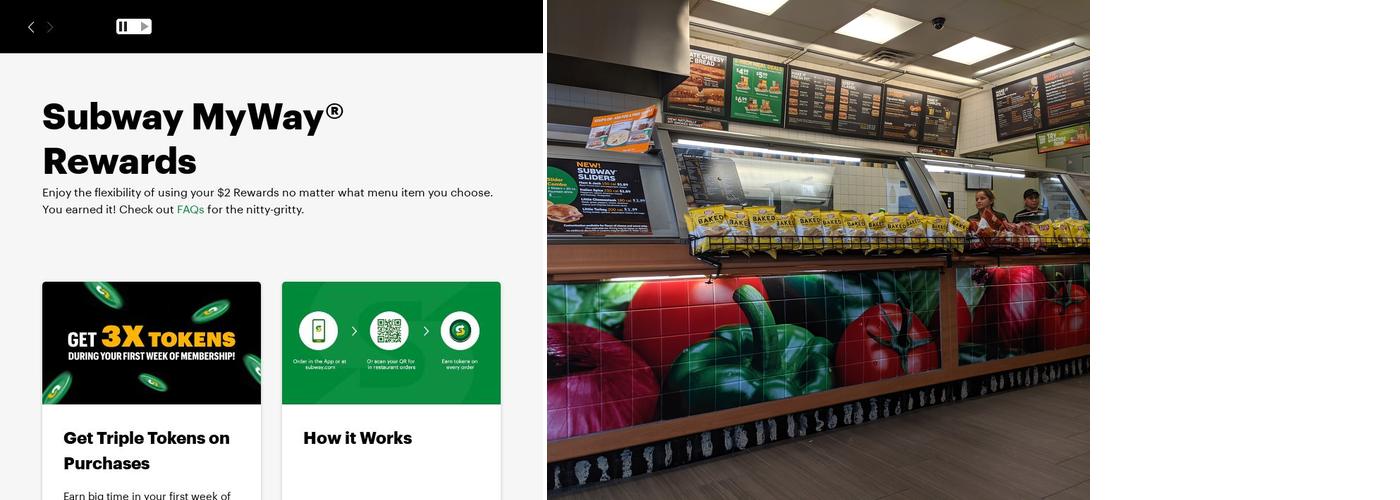 Subway Menu