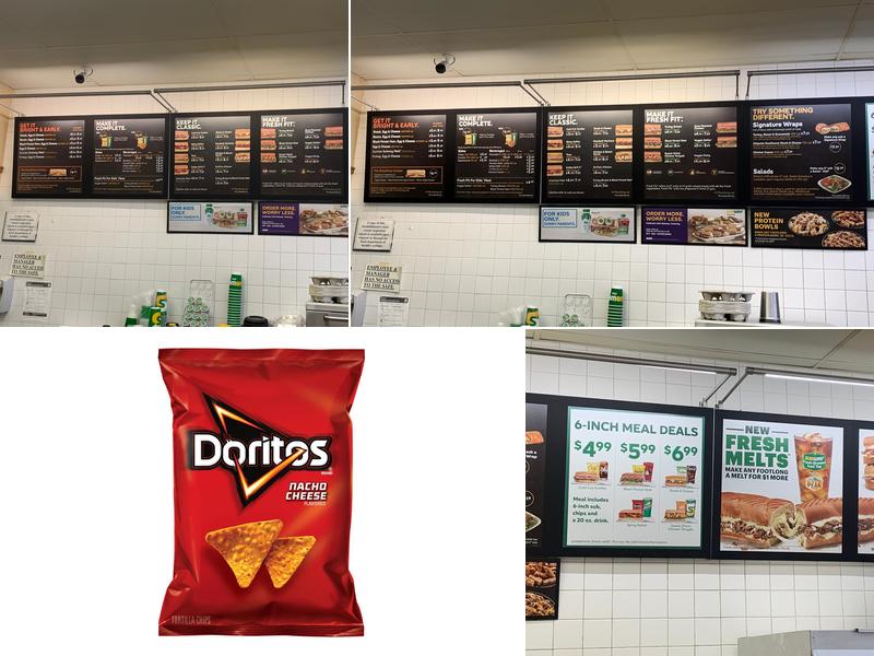 Subway Menu