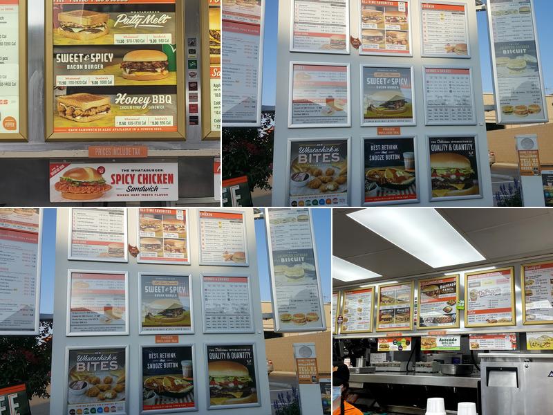 Whataburger Menu