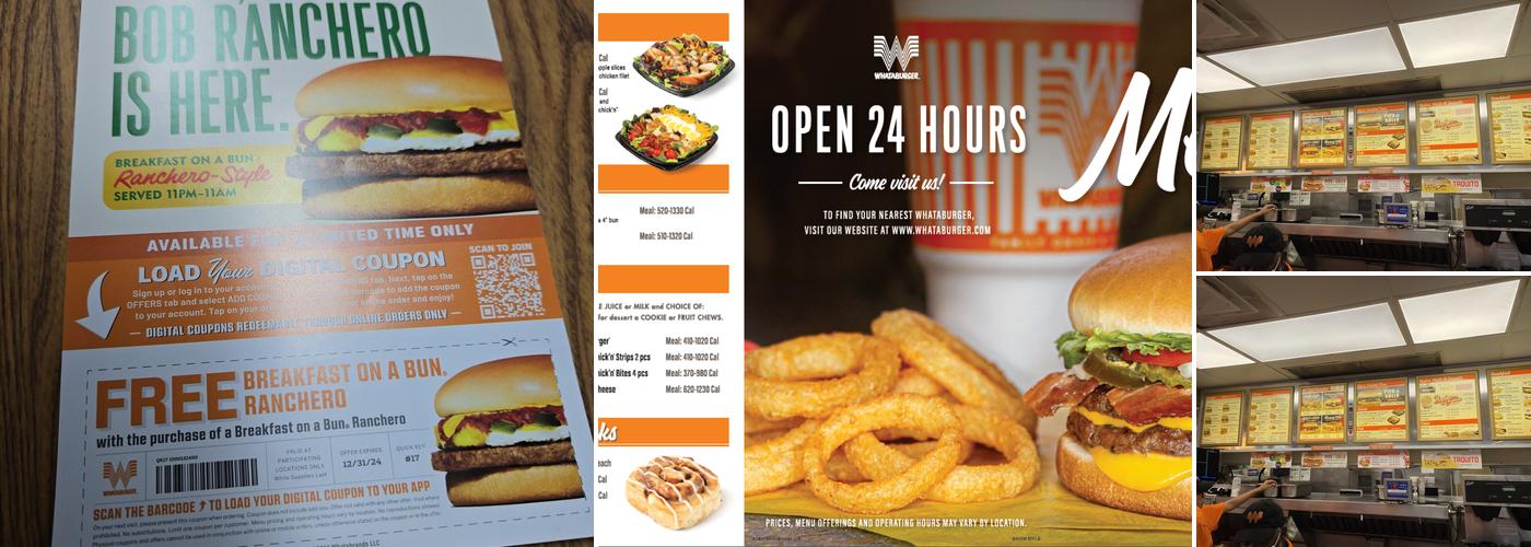 Whataburger Menu