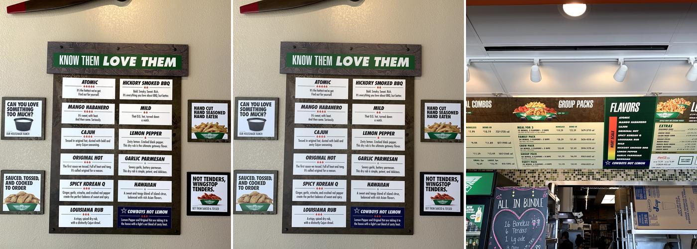 Wingstop Menu