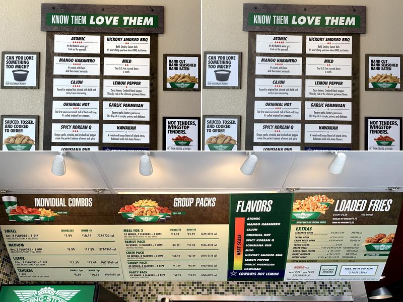 Wingstop Menu