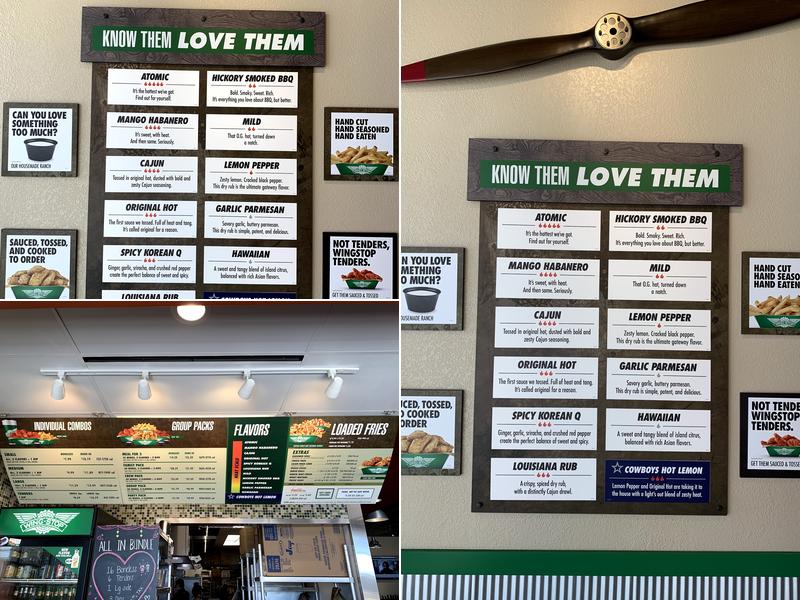 Wingstop Menu