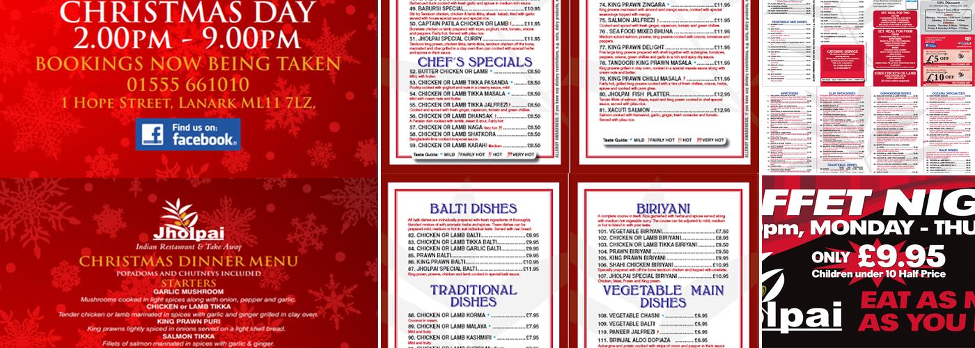 Jholpai Indian Fusion Menu