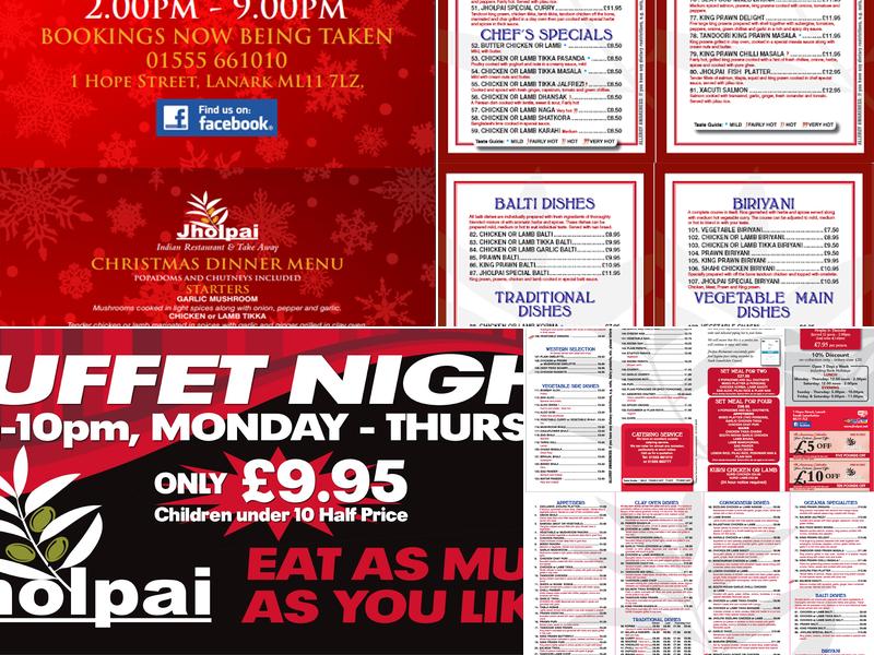 Jholpai Indian Fusion Menu