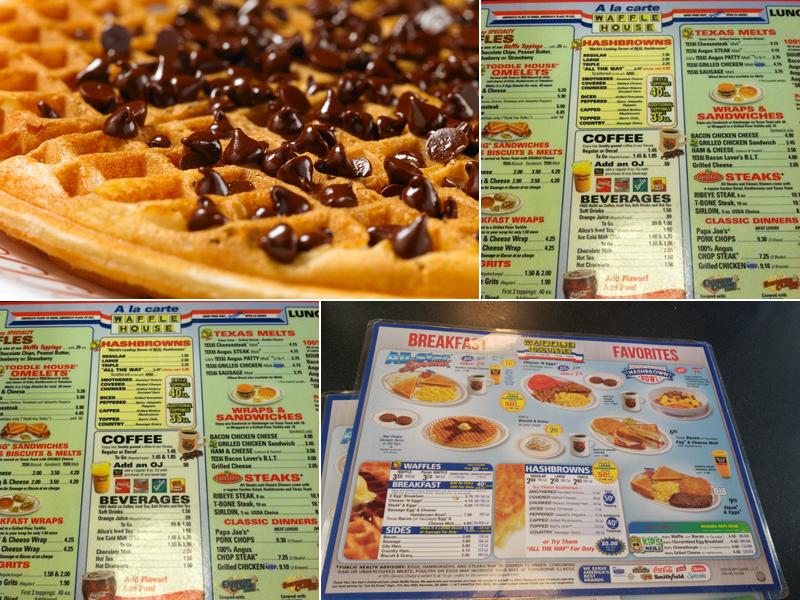 Waffle House Menu