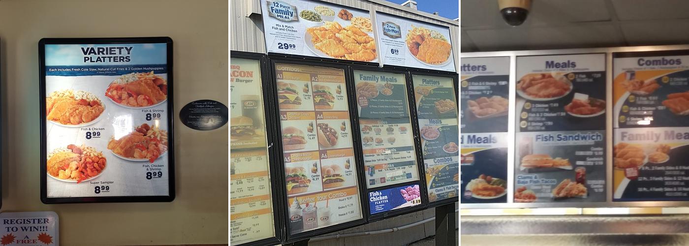 A&W Restaurant Menu