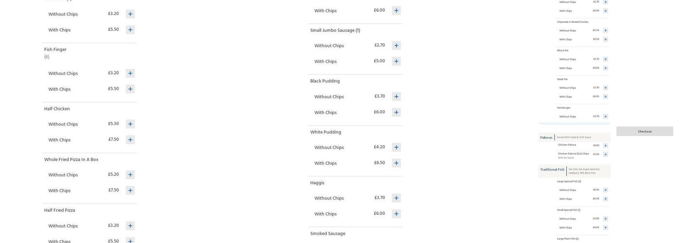 Porta Via Cleland Menu