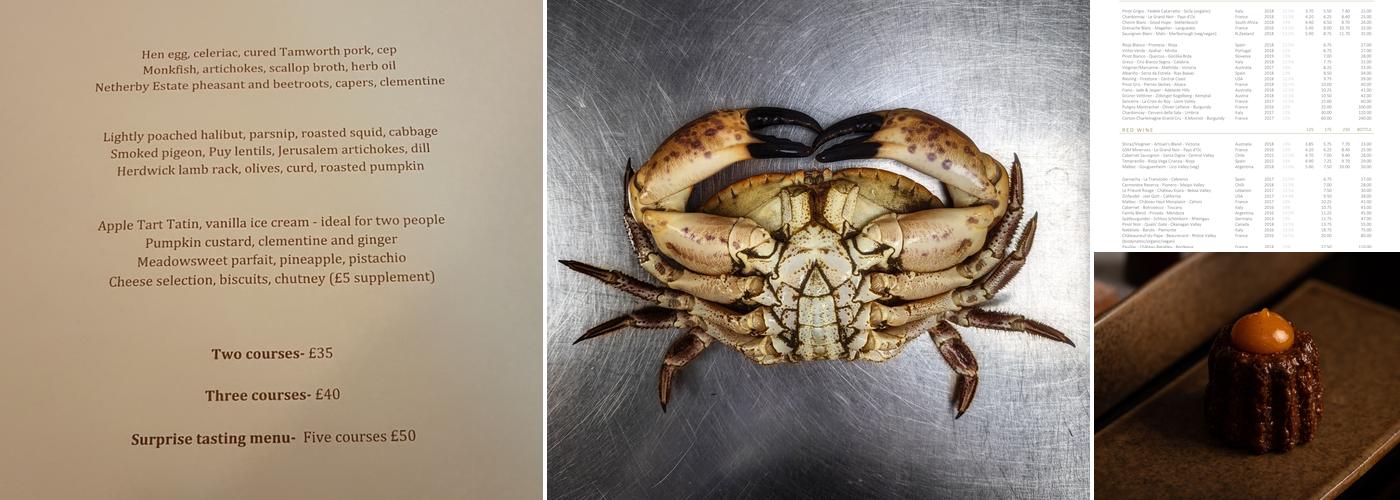 Pentonbridge Inn Menu