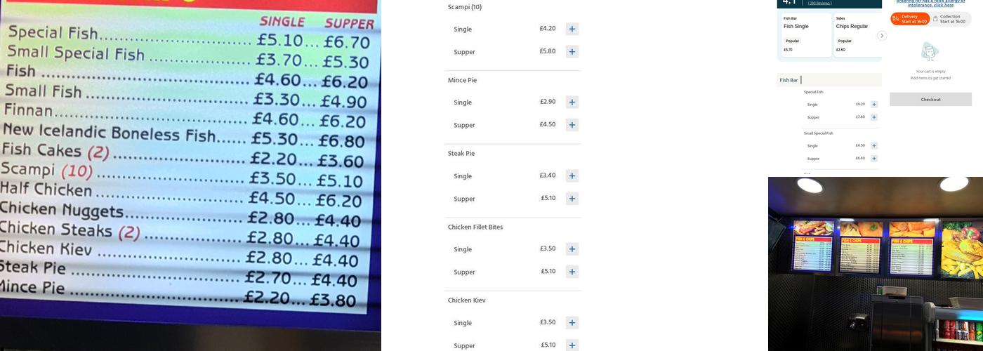 The Golden Fry Takeaway Lochgelly Menu