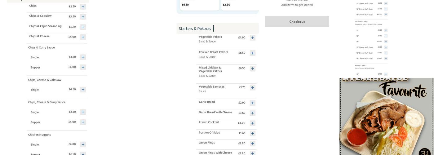 Three in One Takeaway Dunoon Menu