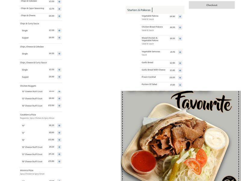 Three in One Takeaway Dunoon Menu