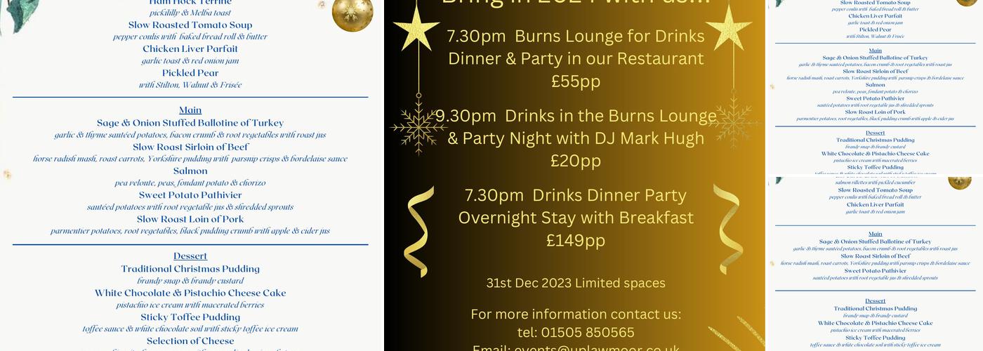 Uplawmoor Hotel Menu