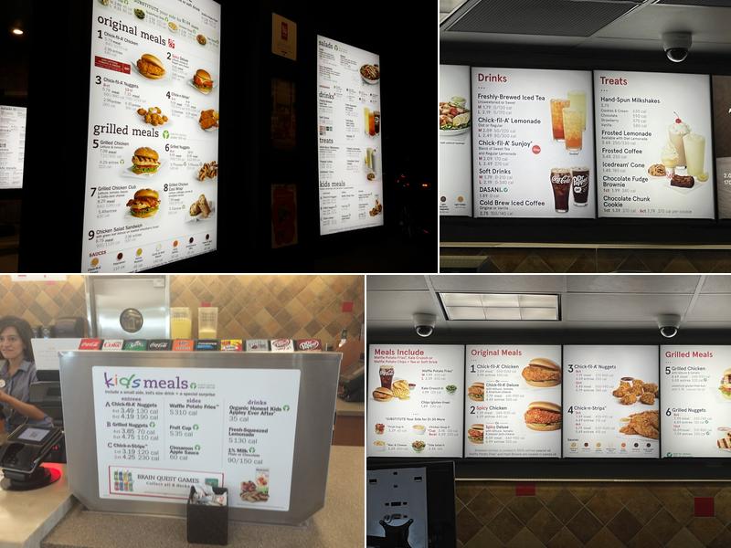 Chick-fil-A Menu