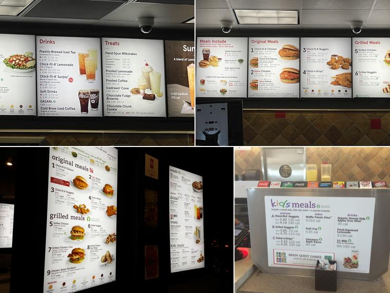 Chick-fil-A Menu