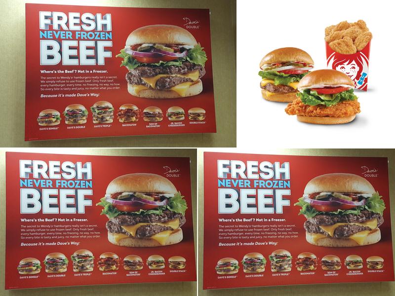 Wendy's Menu