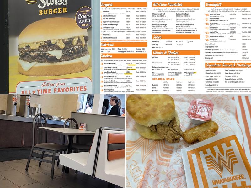 Whataburger Menu
