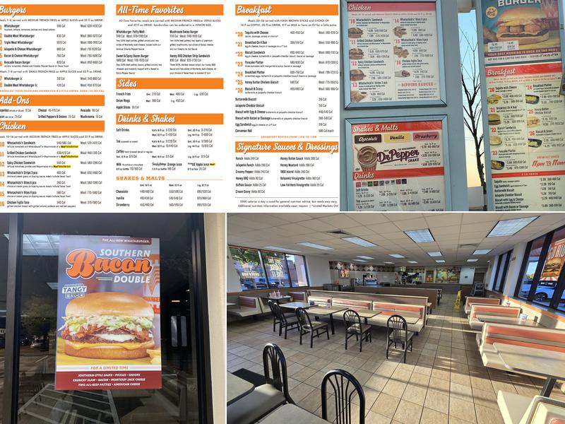 Whataburger Menu