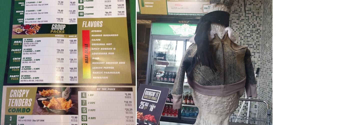 Wingstop Menu