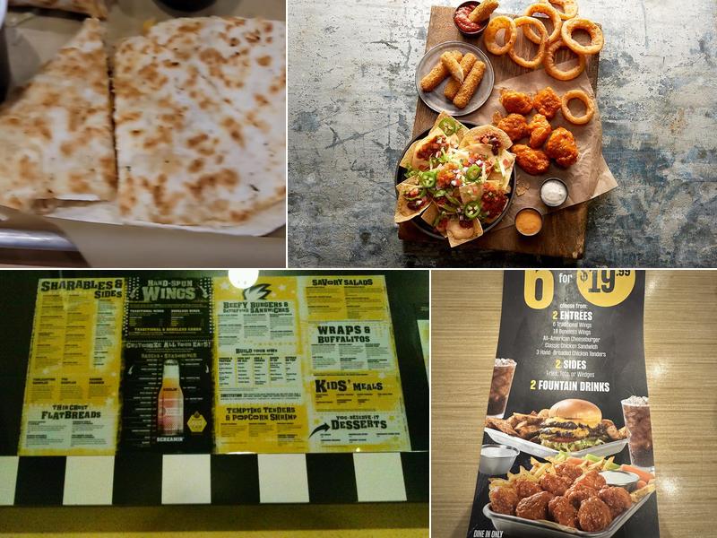 Buffalo Wild Wings Menu
