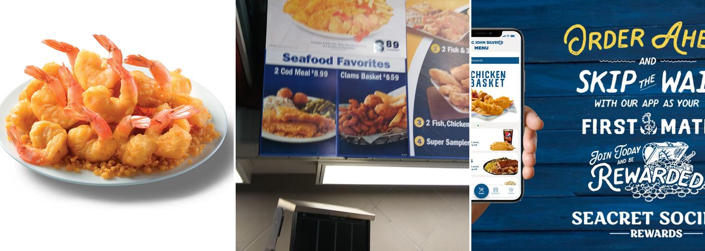 Long John Silver's Temp Menu