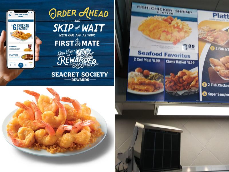 Long John Silver's Temp Menu