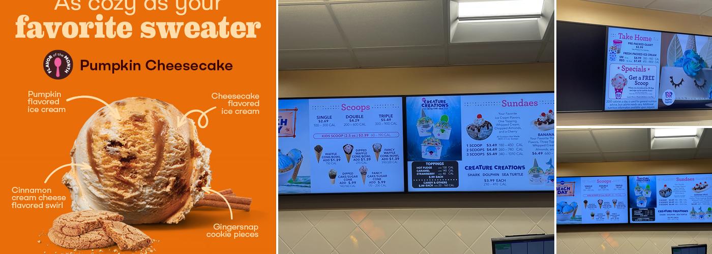 Baskin-Robbins Menu