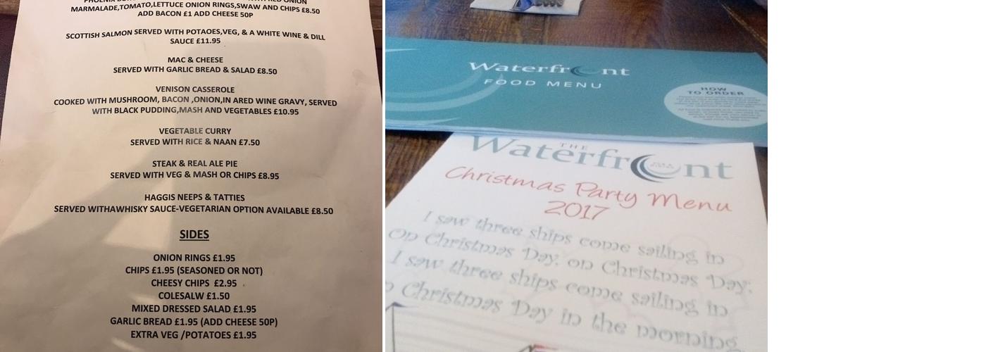 The Phoenix Ale House Menu