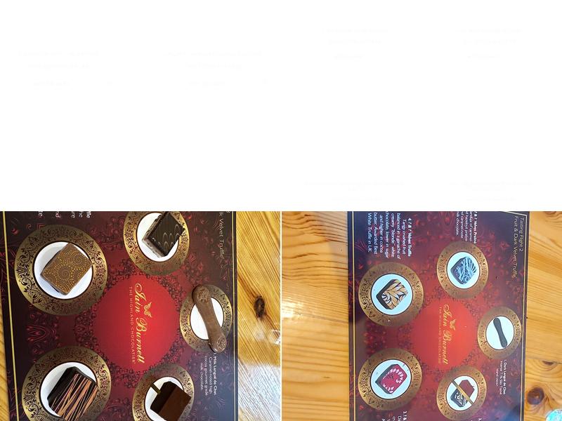 Iain Burnett Highland Chocolatier Menu