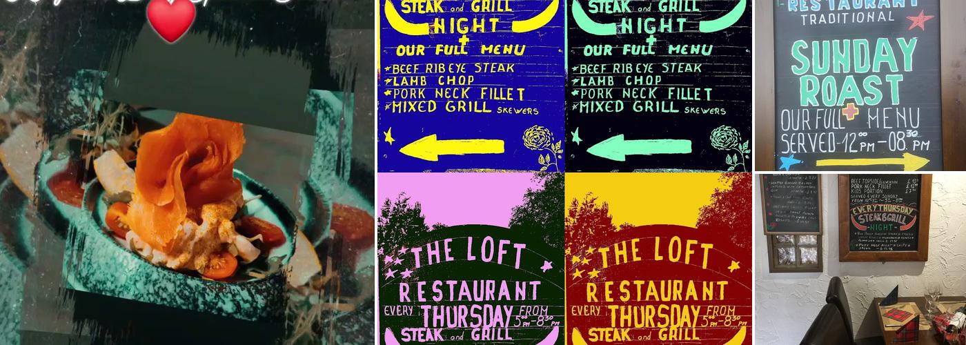 The Loft Restaurant Menu