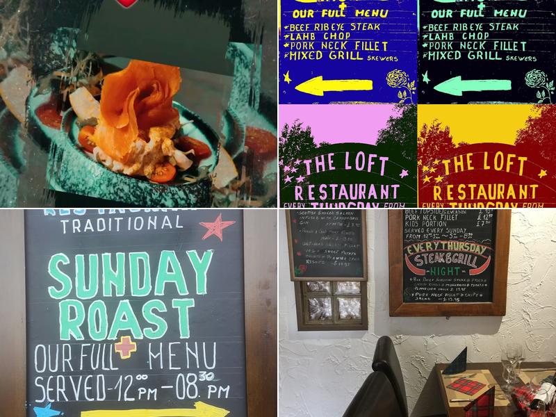 The Loft Restaurant Menu