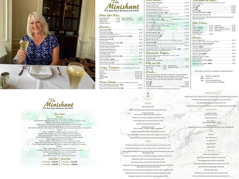 Minishant Inn Restaurant Menu